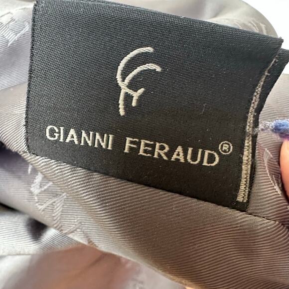 Gianni Feraud Black Wool Blend Coat – Size 10 (USA) / 14 (UK) / 40 (EUR) - Picture 7 of 8